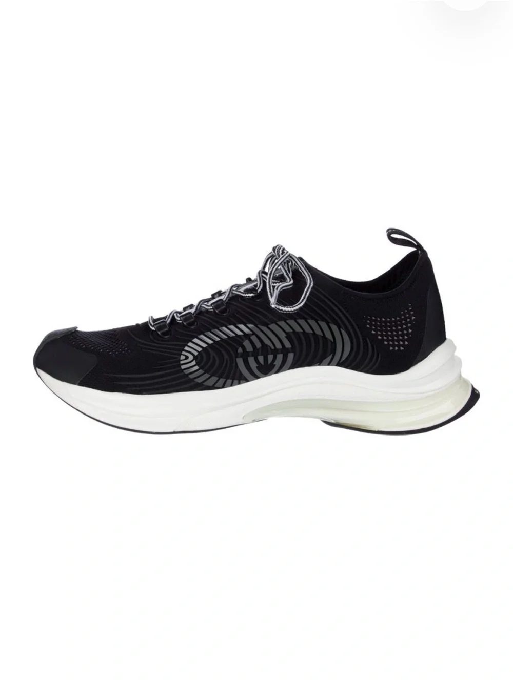 NWT Gucci Black and White Athletic Sneakers 12.5/13 US